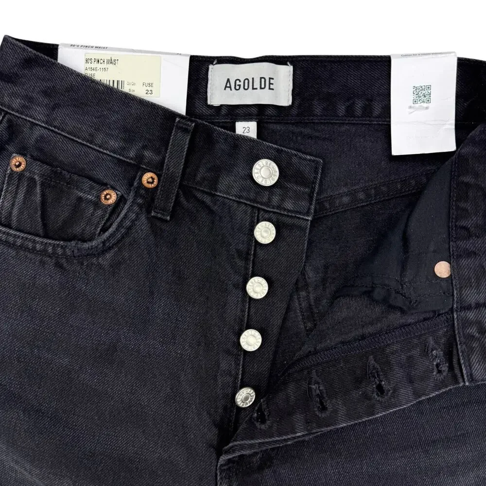NWT AGOLDE 90's Pinch Waist Jeans Size 23 Fuse - Picture 4 of 8